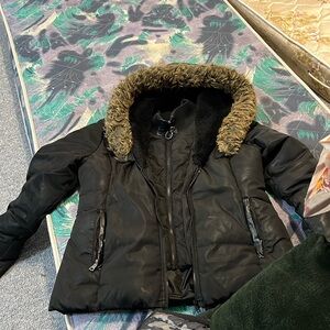 Asctic Wear Fashion Manteau Noir In Size L For Women’s